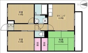 グレース大南の物件間取画像